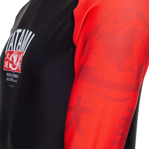 Vista 6 de Tatami Fightwear Camiseta de manga larga de fama mundial, color negro