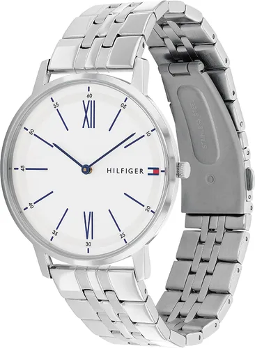 Vista 2 de Tommy Hilfiger Reloj de cuarzo para hombre con correa de acero inoxidable plata 20 Modelo 1791511 Plateado Reloj de cuarzo