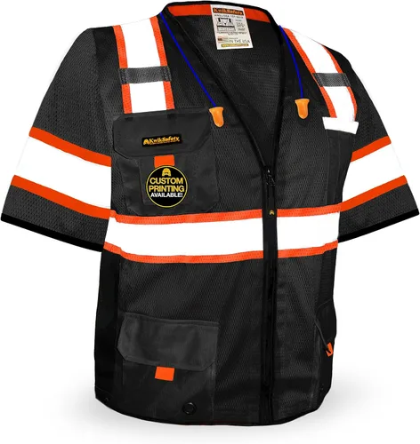Vista 6 de KwikSafety Men's & Women's Class 3 Safety Vest ANSI OSHA Hi Vis Vest