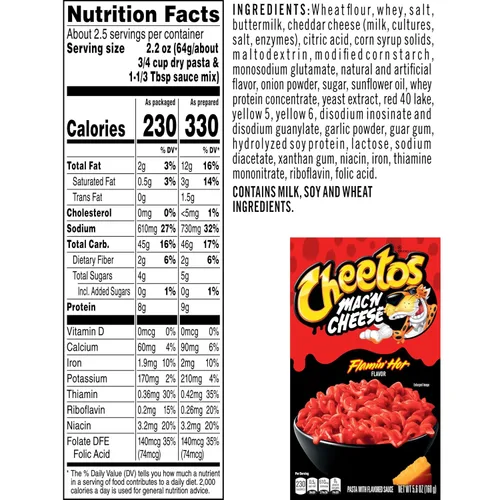 Vista 2 de Cheetos Mac & Cheese Flamin' Hot Cajas de 5.6 oz (paquete de 12)