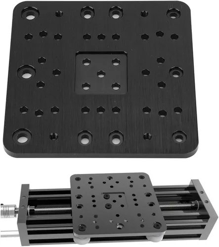 Vista 5 de Diyeeni Placa de montaje de aluminio anodizado, placa de construcción CNC de impresora 3D, placa de montaje, placa de pórtico CBeam Xlarge para CNC