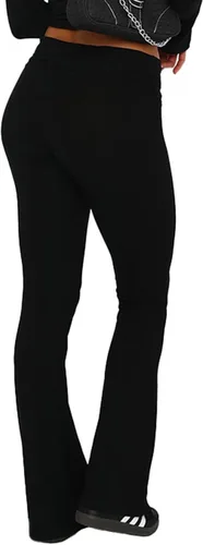 Vista 3 de PRIVIMIX Leggings acampanados de cintura baja para mujer, pantalones de yoga con corte de bota, pantalones deportivos