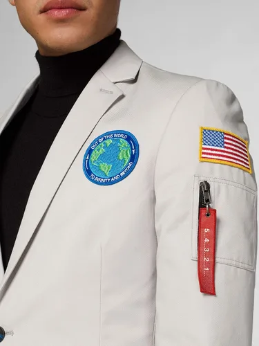 Vista 4 de Opposuits Men's Tall Size Outer Astronaut-Space Grey