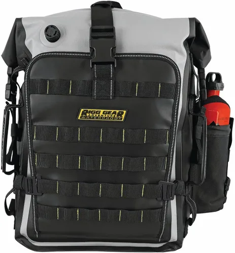 Vista 6 de Nelson-Rigg Mochila impermeable Hurricane/paquete de cola, Negro/Gris, 30 litros