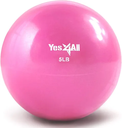 Vista 15 de Yes4All - Bolas de tonificación con peso para ejercicio, bolas medicinales suaves para ejercicio, pilates, yoga, equilibrio, flexibilidad, 2-10