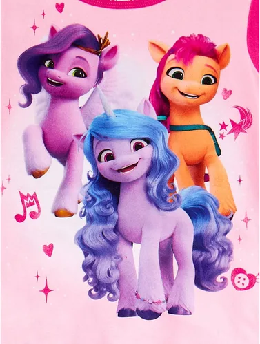 Vista 2 de My Little Pony Conjunto de pijama de 2 piezas para niñas, Rosado