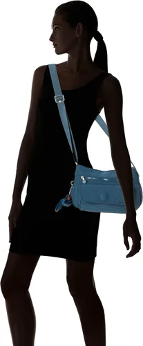Vista 7 de Kipling Crossbody Syro para mujer, organiza accesorios, sorprendentemente espacioso, correa ajustable, bolsa de nailon