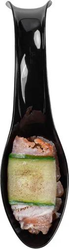 Vista 11 de Restaurantware -Cucharas de lágrima de 5 pulgadas, 100 cucharas de estilete - Cuenca desechable, con sangría, cucharas de degustación de plástico