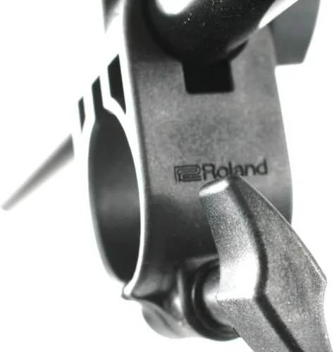 Vista 5 de Roland V-Drums - Brazo de platillo de 22 pulgadas con rótula, abrazadera de estante y cable de conexión Silverline Audio de 10 pies