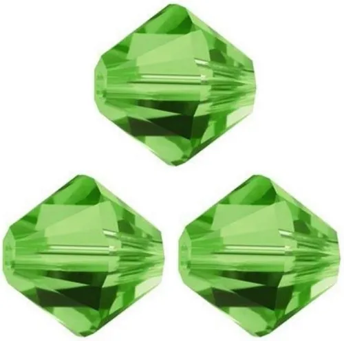 Vista 38 de Adabele - 200 cuentas de cristal bicono sueltas y facetadas pequeñas de 0.16 pulgadas, color ámbar, compatibles con cristales de Swarovski 5301/5328