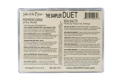Vista 2 de The Duet Sampler - Salas de mar y pimienta emparejadas para asar