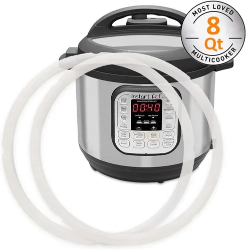 Vista 5 de Anillo de sellado de silicona para olla instantánea de 8 cuartos de galón, silicona de grado alimenticio para olla a presión Instant Pot de 8