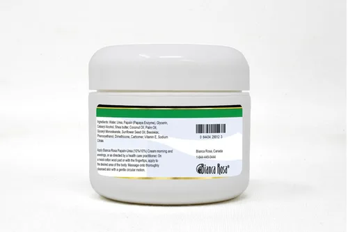 Vista 2 de Bianca Rosa Papaína-Urea (10% / 10%) Crema (2 oz, ZIN: 429012) - Paquete de 2