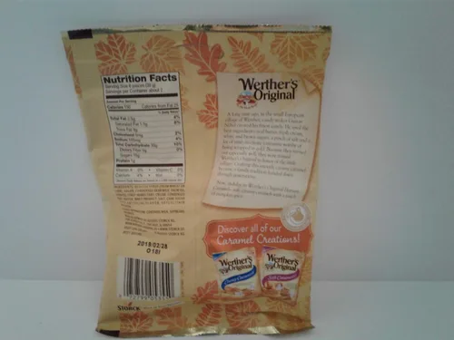 Vista 2 de Werthers Caramelos suaves con especias de calabaza