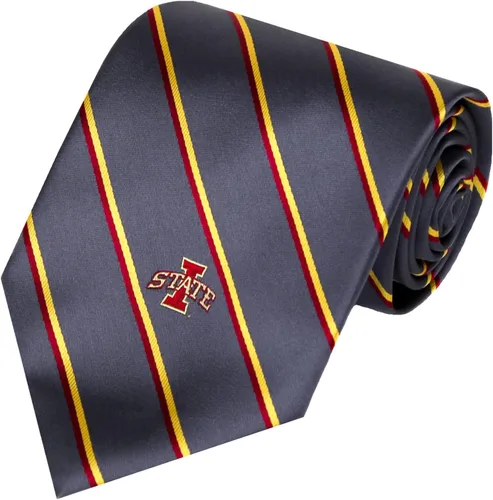 Vista 2 de Corbata oficial de la NCAA Iowa State Preparación del estado de corbata
