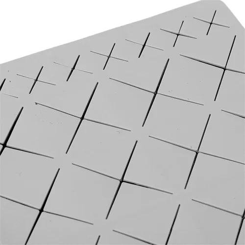 Vista 8 de Organizador minimalista de lápiz labial, caja de almacenamiento de maquillaje de silicona, 36 rejillas, gris, belleza/maquillaje