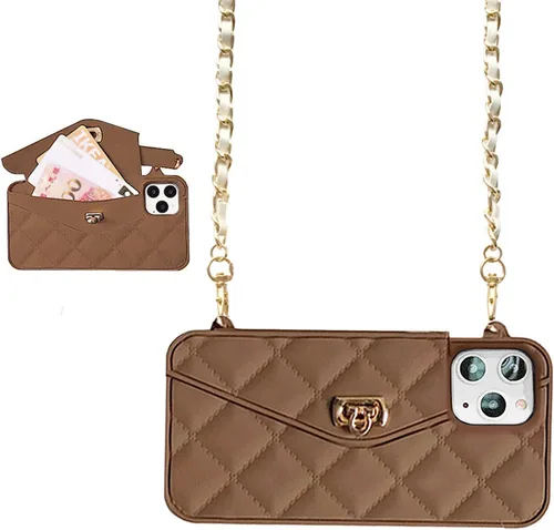 Vista 21 de UnnFiko Funda tipo cartera compatible con iPhone 6 / iPhone 6s, bonito diseño de bolsa de lujo, funda con bolsillo para tarjetas tipo libro