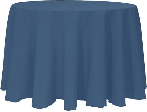 Vista 9 de Ultimate Textile Mantel redondo de lino de poliéster de 132 pulgadas, color rojo festivo