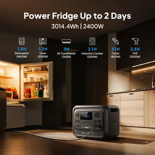Vista 3 de BLUETTI Generador solar Elite 300 con panel solar de 350W incluido