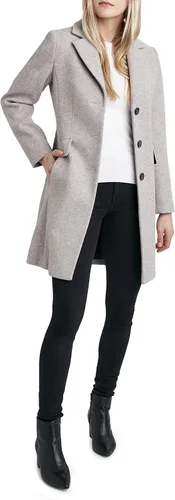 Vista 4 de Laundry by Shelli Segal Women's Faux Wool Coat with Notch Collar