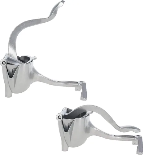 Vista 6 de Potted Pans Manual Citrus Juicer Hand Press - Exprimidor de limón de metal grande de 6.4oz para pomelo naranja y lima Más