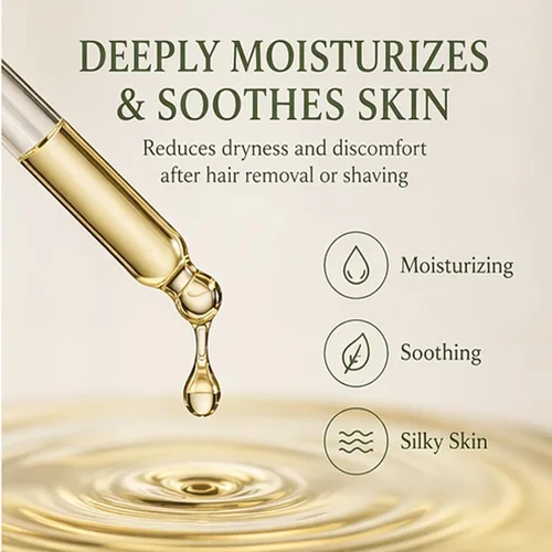 Vista 4 de LUMINE Cyperus Rotundus Oil 60ml - Natural Hair Reduction & Skin Care Oil, Moisturizing & Smoothing for Face and Body, 100% Herbal Formula
