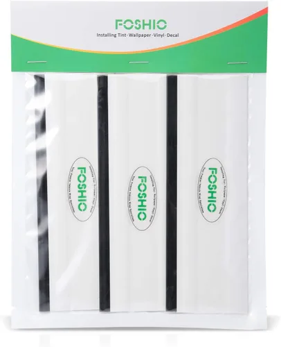 Vista 7 de FOSHIO Escobilla de goma de 6 pulgadas para cocinas, vidrio, ducha y ventanas de coche, paquete de 3 (blanco)