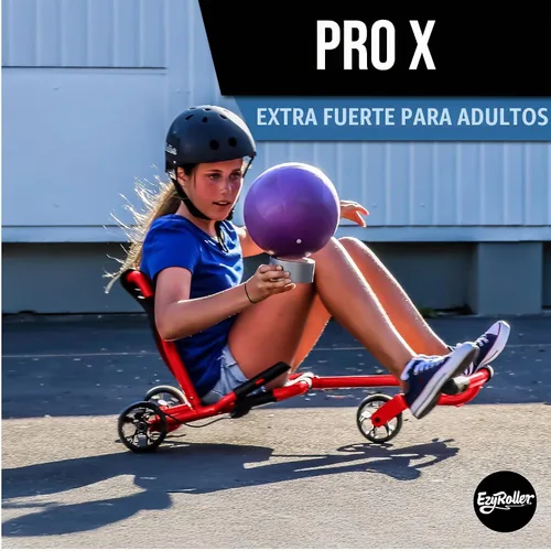 Vista 2 de EzyRoller Nuevo Pro-X Juguete Montable para Niños y Adultos - Rojo