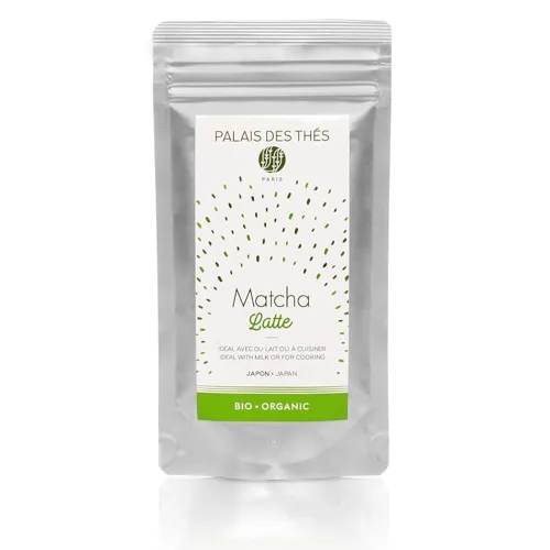 Vista 6 de Palais des Thés - Matcha impérial orgánico – Polvo de té verde japonés de primera calidad, grado ceremonial, rico en antioxidantes y cafeína, lata