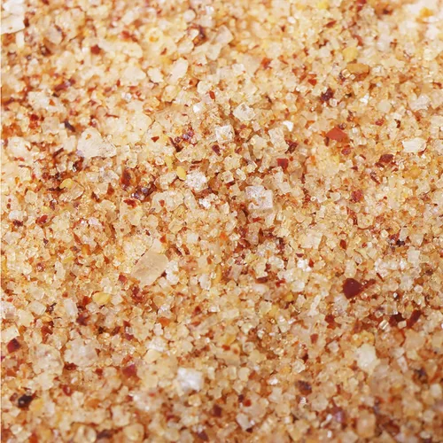 Vista 7 de Le Saunier de Camargue Flor de Sel con chile Espelette - Sal de acabado de sal marina francesa con chile suave - Sal escamosa gourmet cosechada a