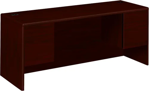 Vista 12 de HON Pedestal Credenza, derecha, 72 x 24 x 29-1/2 pulgadas, caoba
