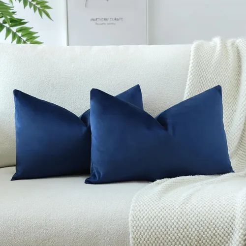 Vista 51 de OTOSTAR - Fundas de almohada decorativas de 16 x 16 pulgadas, fundas de cojín de terciopelo suave, fundas cuadradas para sofá, cama, sofá del hogar