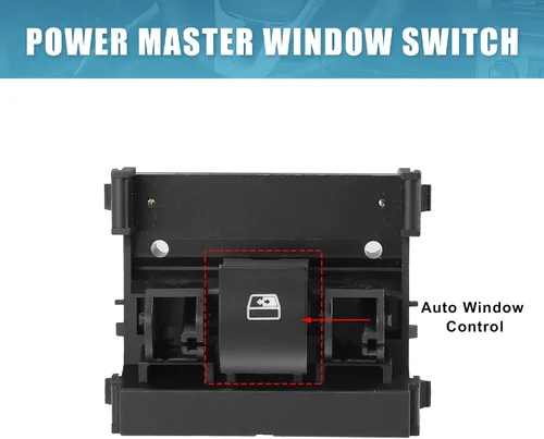 Vista 3 de X AUTOHAUX Interruptor de techo corredizo de consola superior de ventana trasera 9L3Z-15B691-AA para Ford F-150 2009-2017 para Ford F-250 F-350