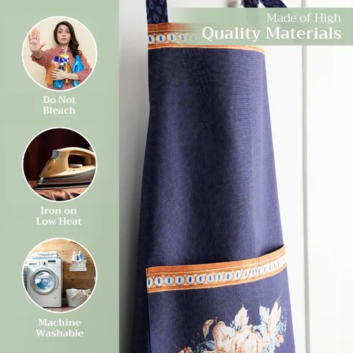 Vista 233 de Maison d' Hermine Delantales para mujer con bolsillo, 100% algodón (27.50 x 31.50 pulgadas)