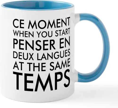 Vista 30 de CafePress Taza de café de cerámica con bandera francesa de 11 oz (11.0 fl oz)