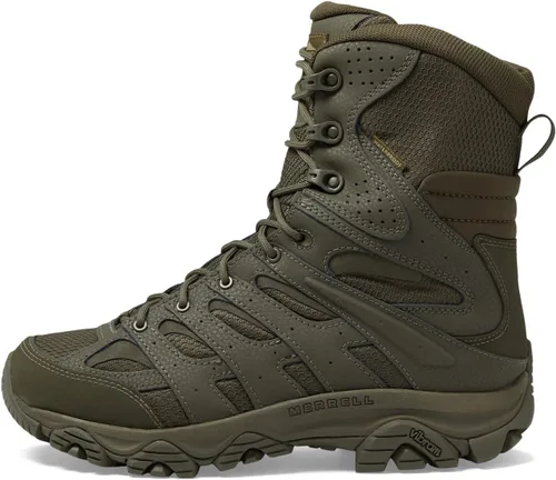 Vista 4 de Merrell Botas militares impermeables Moab 3 Tactical de 8 pulgadas con cremallera para hombre