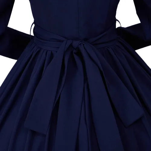 Vista 6 de CosplayDiy Vestido de guerra civil para mujer, disfraz victoriano de Dickens, vestido de baile de la Guerra Civil de los años 1860, disfraz