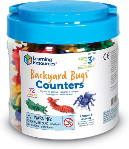 Vista 7 de Learning Resources insectos del patio para contar, juego de 72