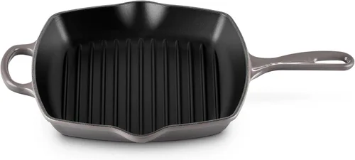 Vista 11 de Le Creuset Sartén cuadrada de hierro fundido esmaltado Signature con asa de hierro, 10.25 pulgadas, Cerise