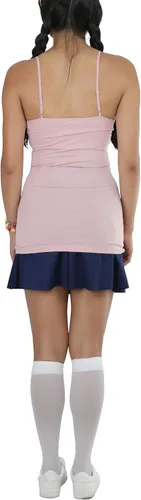 Vista 3 de ToBeInStyle Camisola larga de algodón para niña con sujetador de entrenamiento integrado