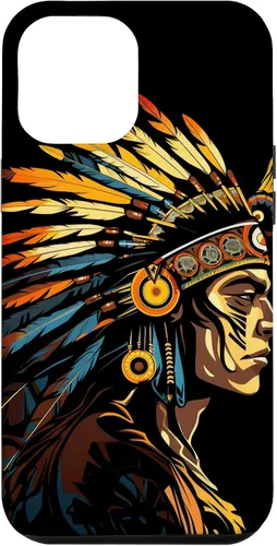 Vista 26 de Funda de orgullo indígena con plumas para iPhone 17
