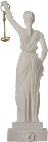 Vista 5 de BEAUTIFUL GREEK STATUES Estatua de la diosa griega Themis, estatua ciega de la justicia, escultura de abogado, regalo