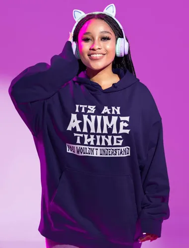 Vista 3 de Tstars Sudadera con capucha de anime para hombres y mujeres, sudadera unisex con capucha