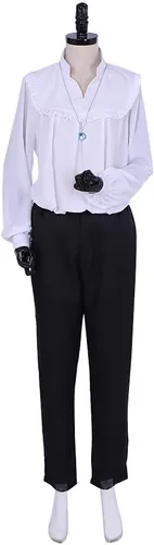 Vista 7 de 1791's lady Disfraz de anime de Halloween para hombre, traje rosa