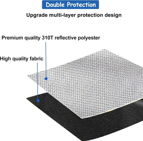 Vista 9 de Parasol para parabrisas para accesorios de Toyota 4Runner 2010-2024, ajuste personalizado, plegable, protector de visera para ventana delantera