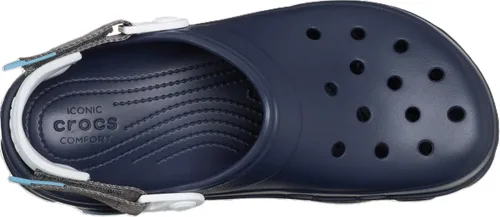Vista 6 de Crocs Classic All Terrain - Zuecos unisex para adultos Azul marino