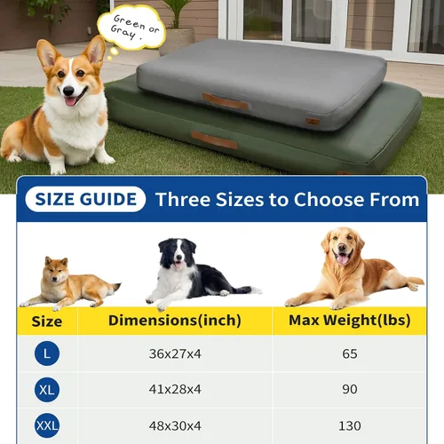 Vista 8 de ABCPET Cama inflable para perros pequeños, para viajes al aire libre, con funda extraíble, cama inflada impermeable para perros de verano con parte