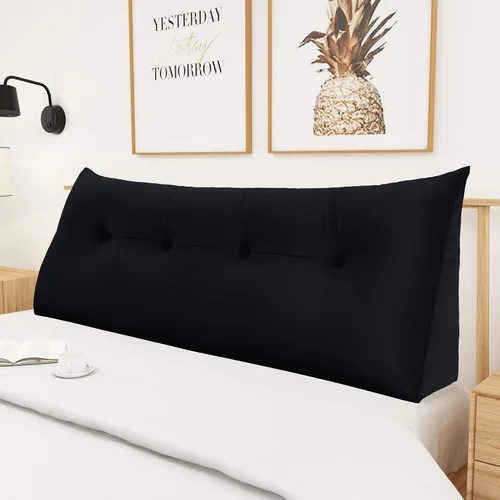 Vista 23 de Almohada de cuña para cabecero de cama Almohada pequeña de refuerzo para cabecera Almohada de lectura para sentarse en la cama para adultos, cojín
