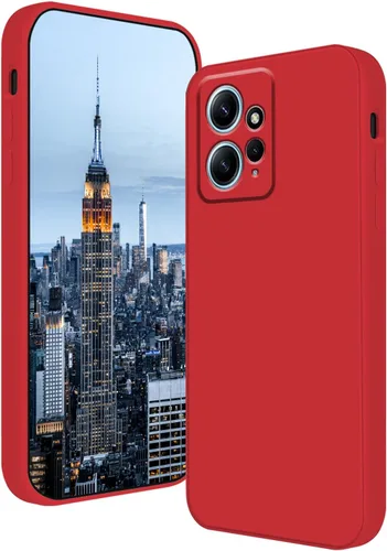Vista 10 de Compatible con Xiaomi Redmi Note 12 4G Funda Silicona Líquida Verde Oscuro, Teléfono Suave Táctil Suave para Redmi Note 12 4G Funda Silicona A