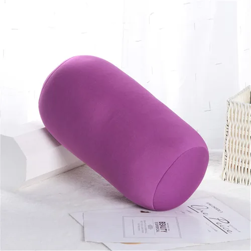 Vista 7 de ASkinds Almohada ortopédica de espuma viscoelástica para cuello cilíndrico redondo de microcuentas, 7 x 12 pulgadas